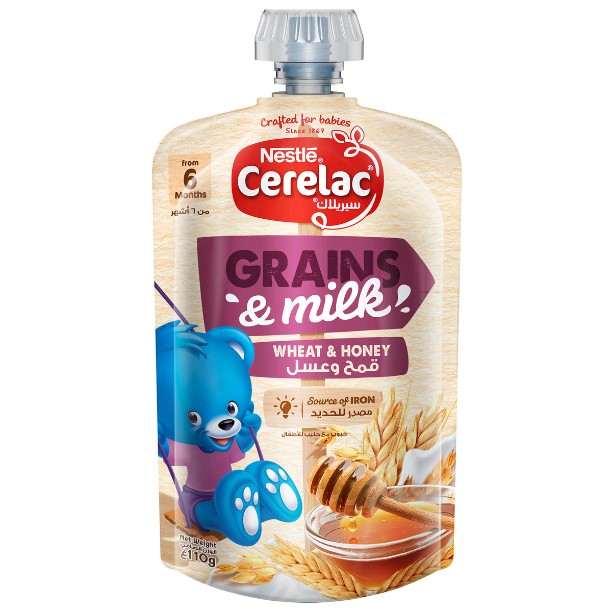 Nestle Cerelac Pap Wheat & Honey 110gm