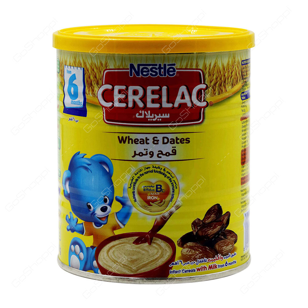 Nestle Cerelac Wheat Dates & Trigo 400gm