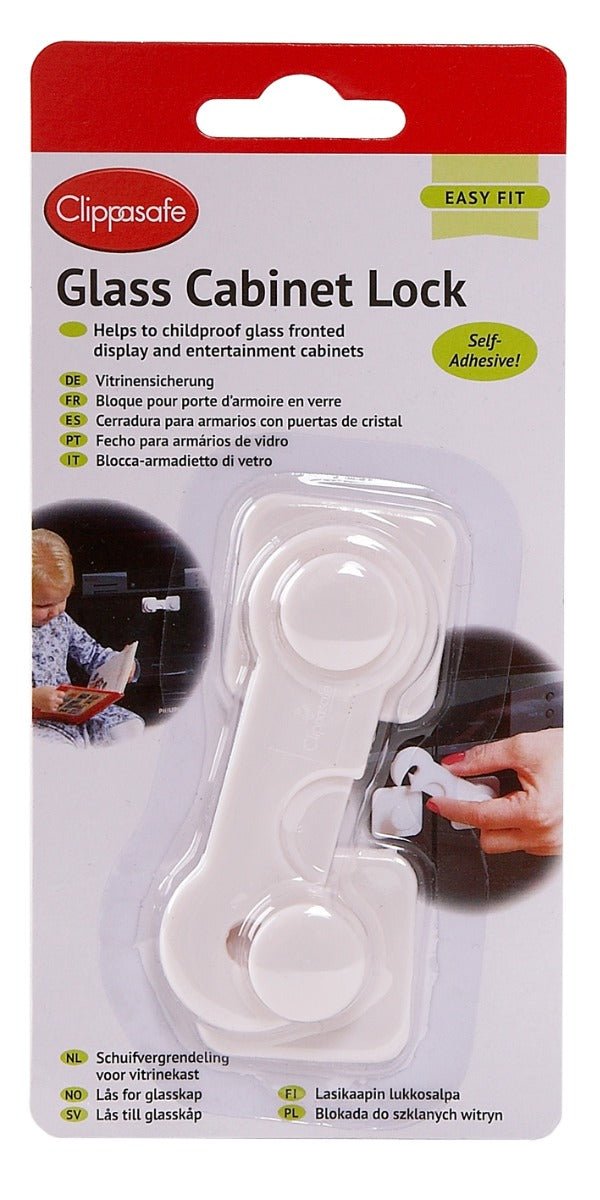 Clippasafe Glass Cabinet Lock Clippasafe