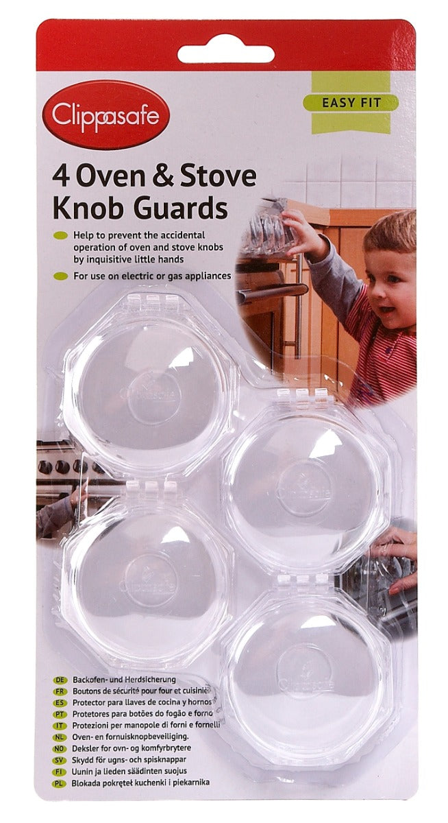 Clippasafe Oven & Stove Knob Guards 4 Pack