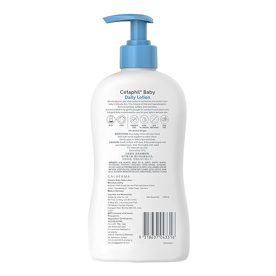 Cetaphil Baby Daily Lotion With Shea Butter 400ml