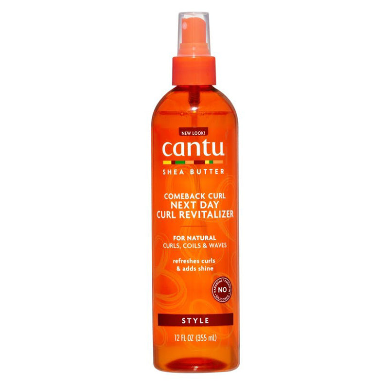 Cantu Comeback Curl Next Day Curl Revitalizer Mist with Shea Butter for Natural Hair 355ml