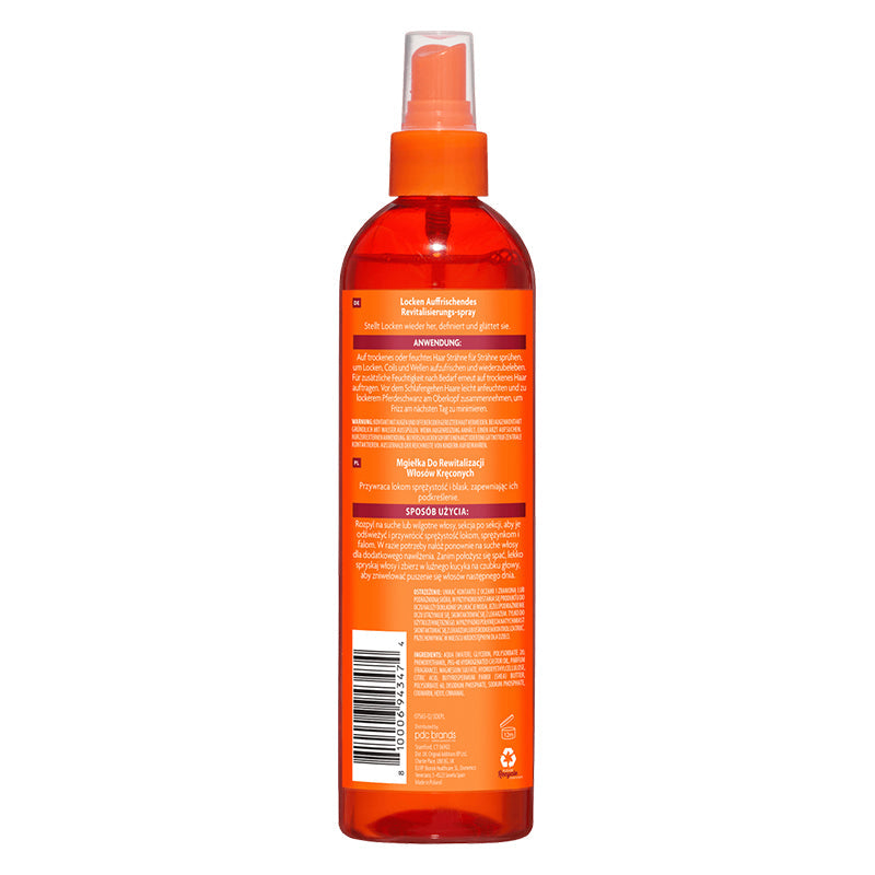 Cantu Comeback Curl Next Day Curl Revitalizer Mist with Shea Butter for Natural Hair 355ml