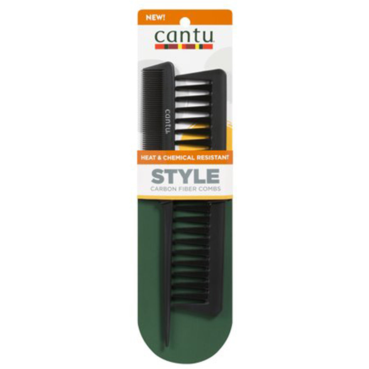 Cantu Accessories Heat Resistant Comb 2pc