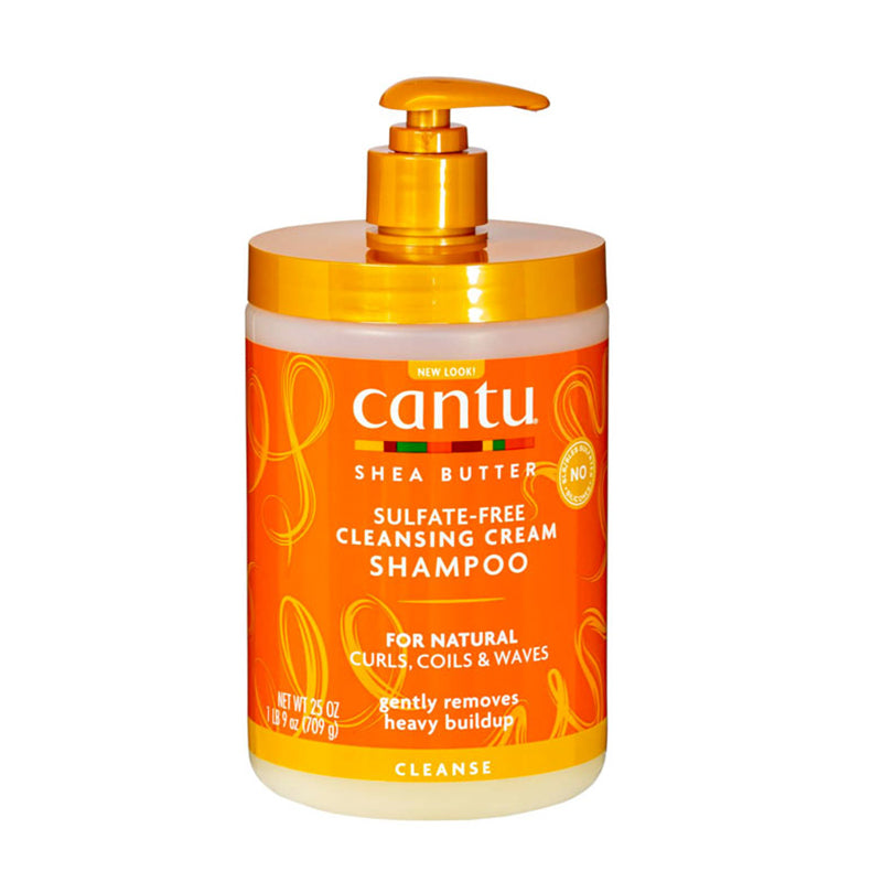 Cantu Sulfate Free Cleansing Cream Shampoo with Shea Butter for Natural Hair 709g