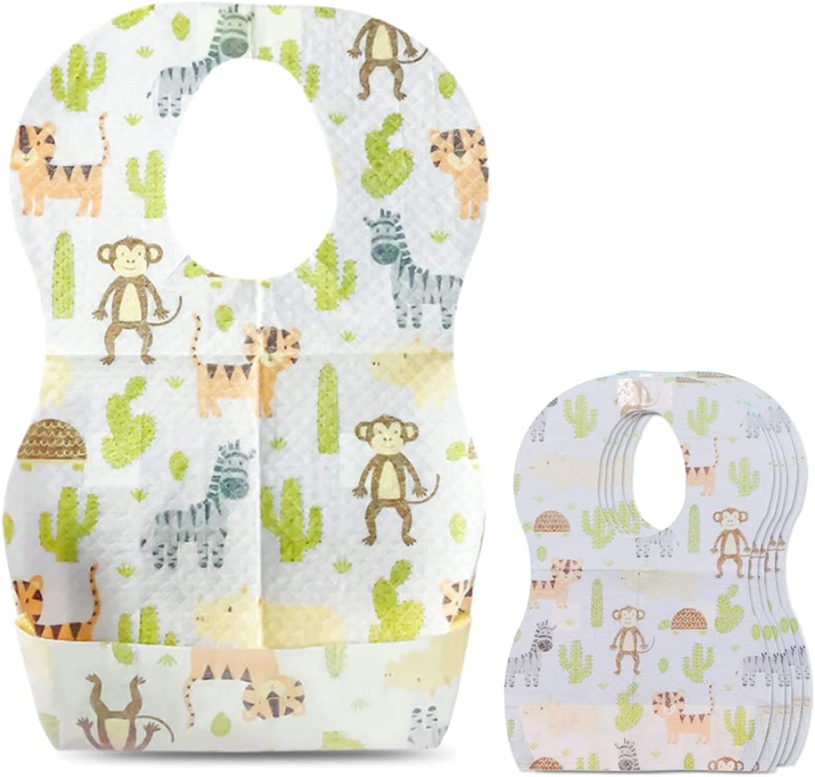 Star Babies Disposable Bibs Pack Of 15 Animals