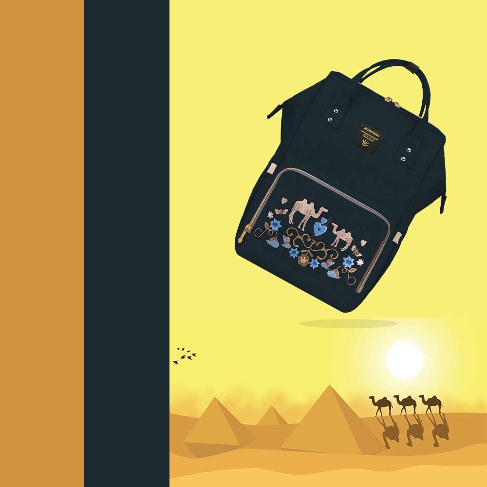 Sunveno Sunveno Camel Print  Gulf Edition With Usb Black