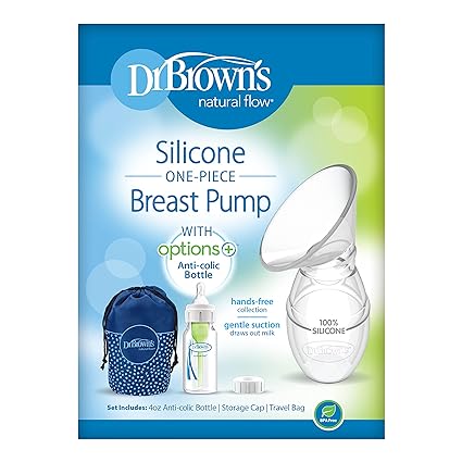 Dr Browns Silicone Hands Free One Piece Breast Pump With Anti Colic Options