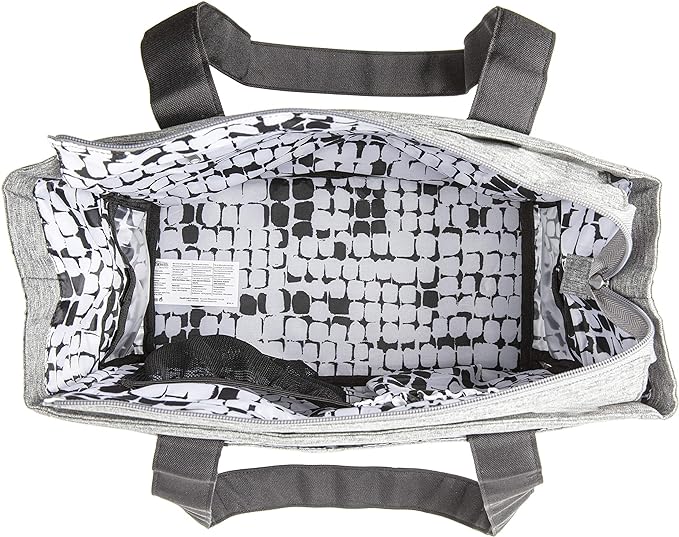 Dr Browns BreastPump Carryall Storage Diaper and Tote Bag Grey