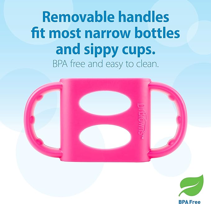 Dr Browns 8 Oz Pp Sippy Spout Bottle With Silicone Handles Pink