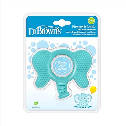 Dr Browns Flexees Friends Elephant Teether Blue