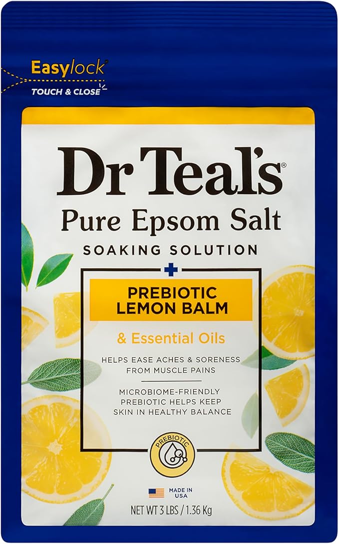 Dr Teals Prebiotic Lemon Balm Epsom Salt 1.36kg