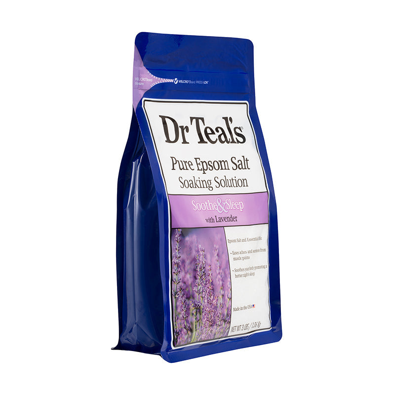 Dr Teals Epsom Salt Soaking Solution Soothe & Sleep Lavender 1.36kg