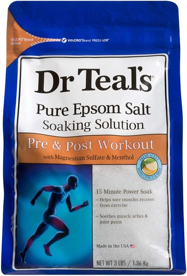 Dr Teals Epsom Salts Pre & Post Workout 1.36kg