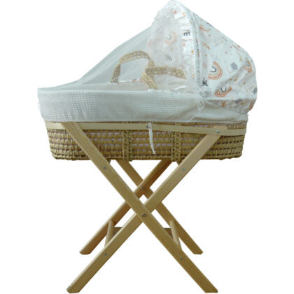 Elmalella Moses Basket Ivory