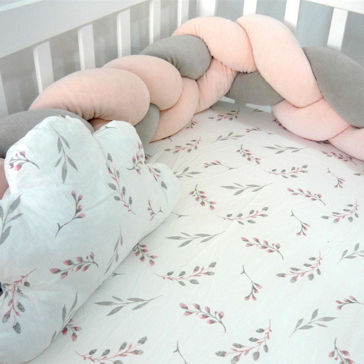 Elmalella Bella Braided Bedding Set Flamingo