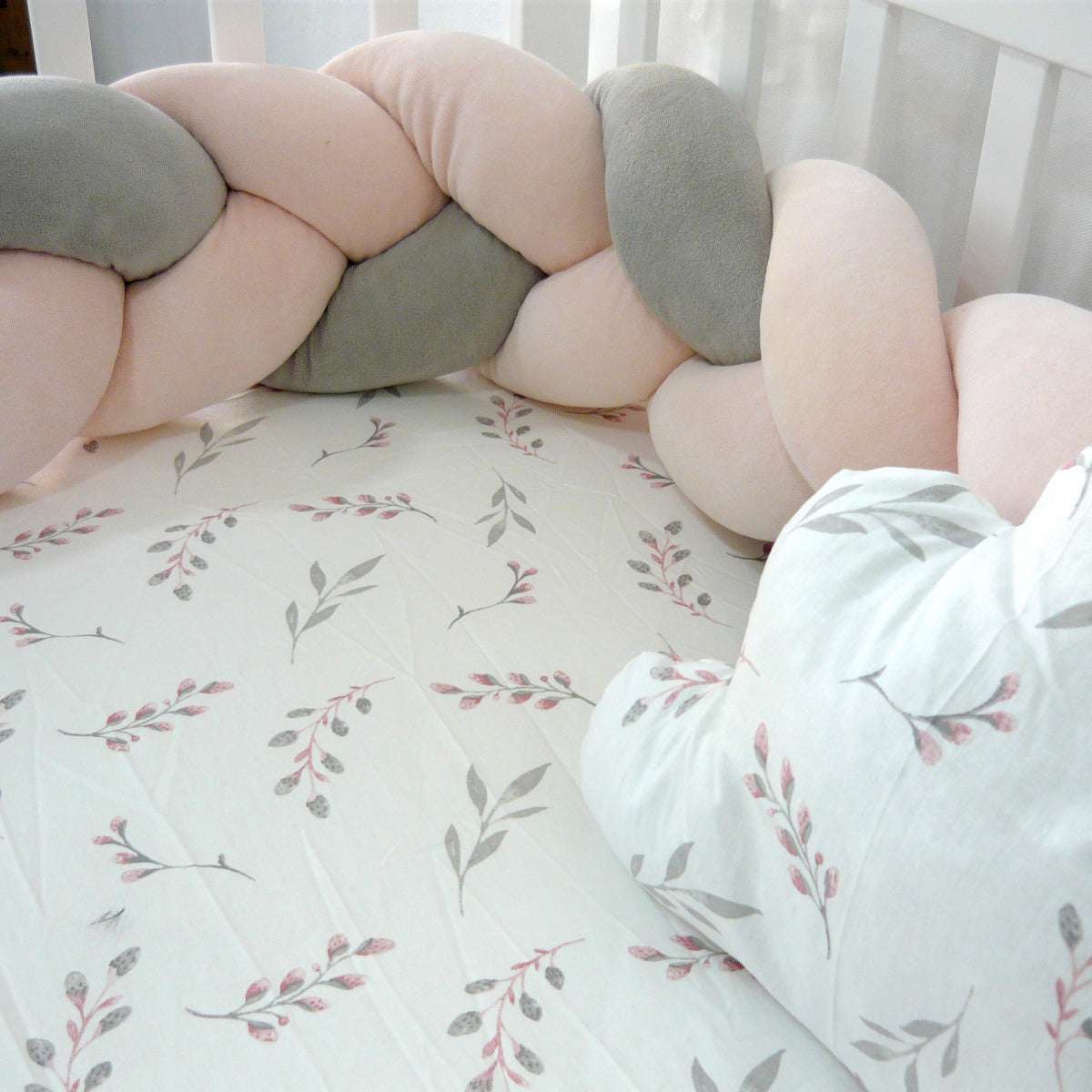 Elmalella Bella Braided Bedding Set Flamingo