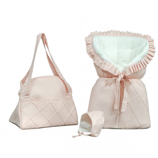 Elmalella Elegance Newborn Cocoon Full Set Pink