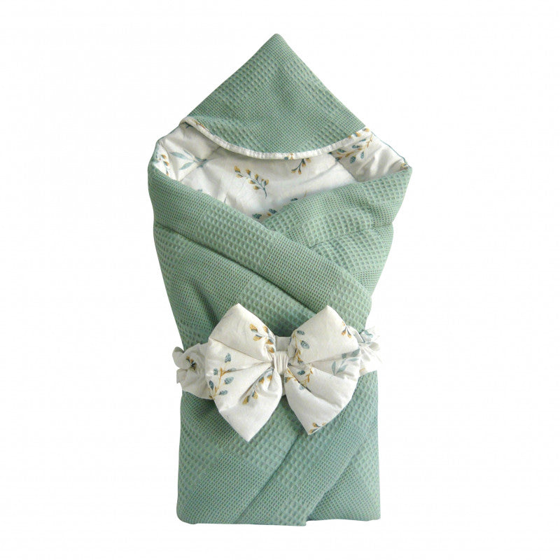 Elmalella Orchid Newborn Cocoon Hat Seafoam