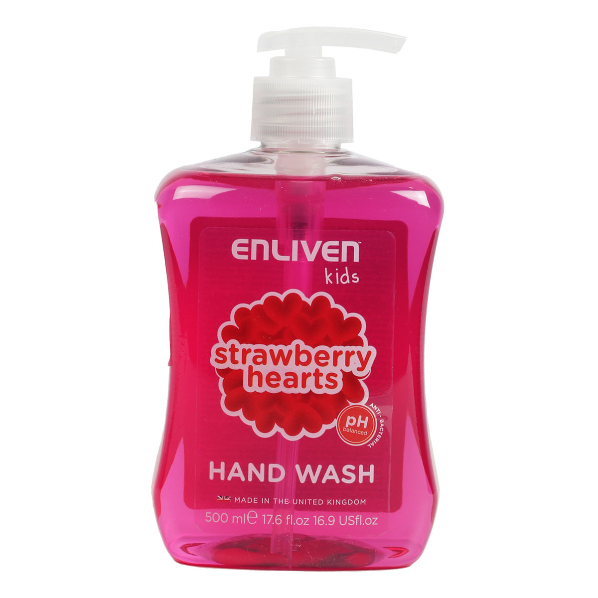 Enliven Kids Hand Wash Strawberry 500ml