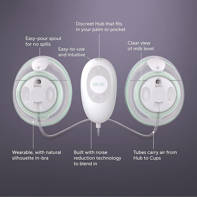 Elvie Stride Double Electric Wearable Breast Pump