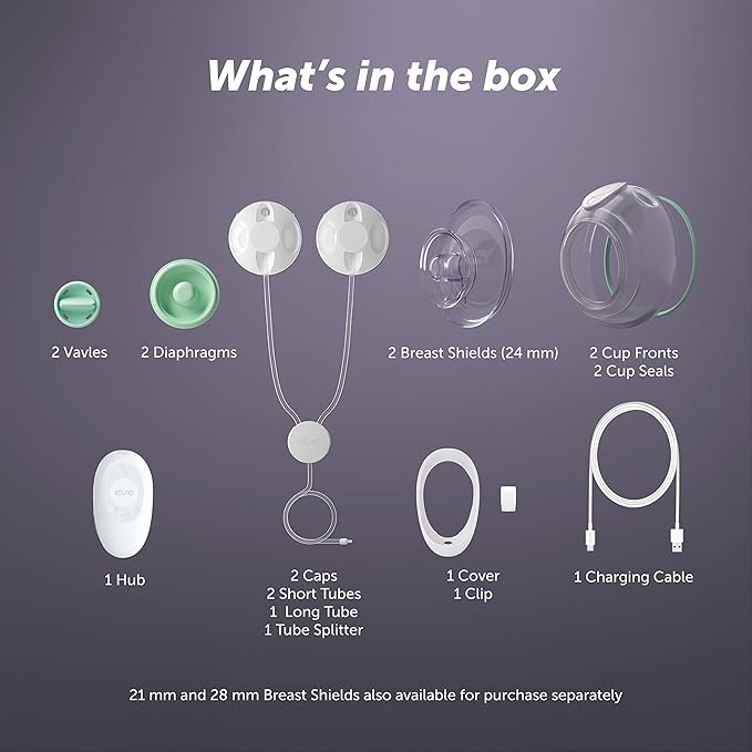 Elvie Stride Double Electric Wearable Breast Pump