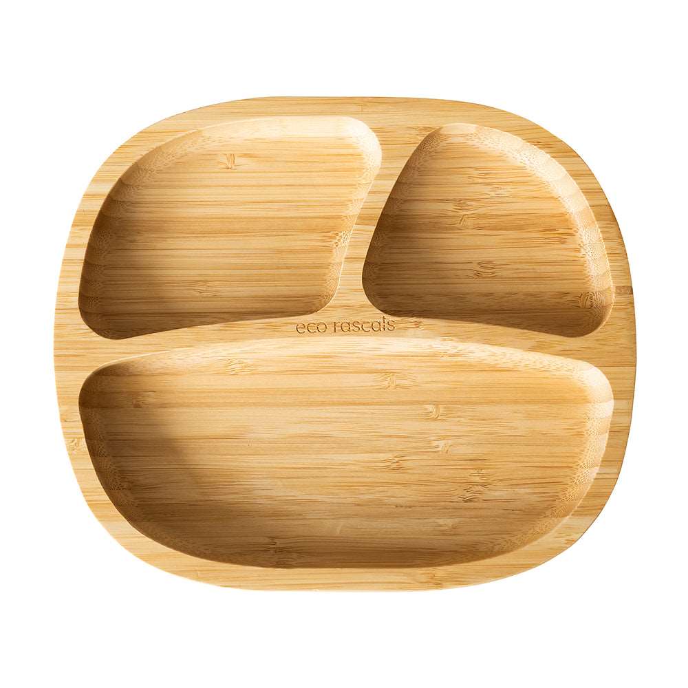 Eco Rascals Bamboo Classic Toddler Suction Plate Pink