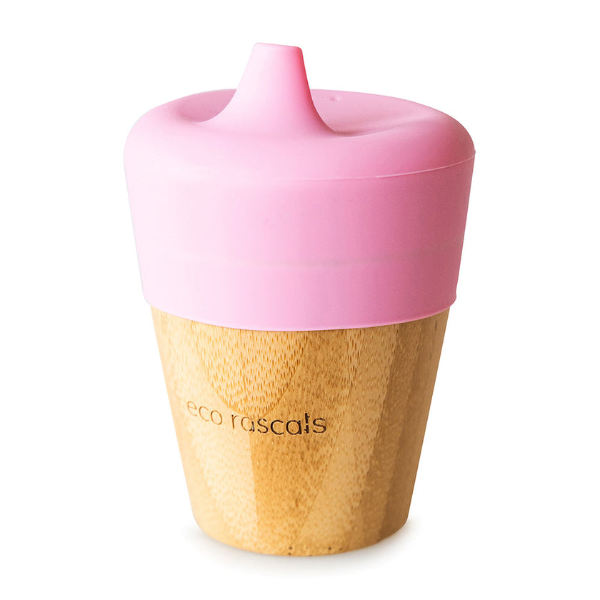 Eco Rascals Bamboo Sippy Cup Pink