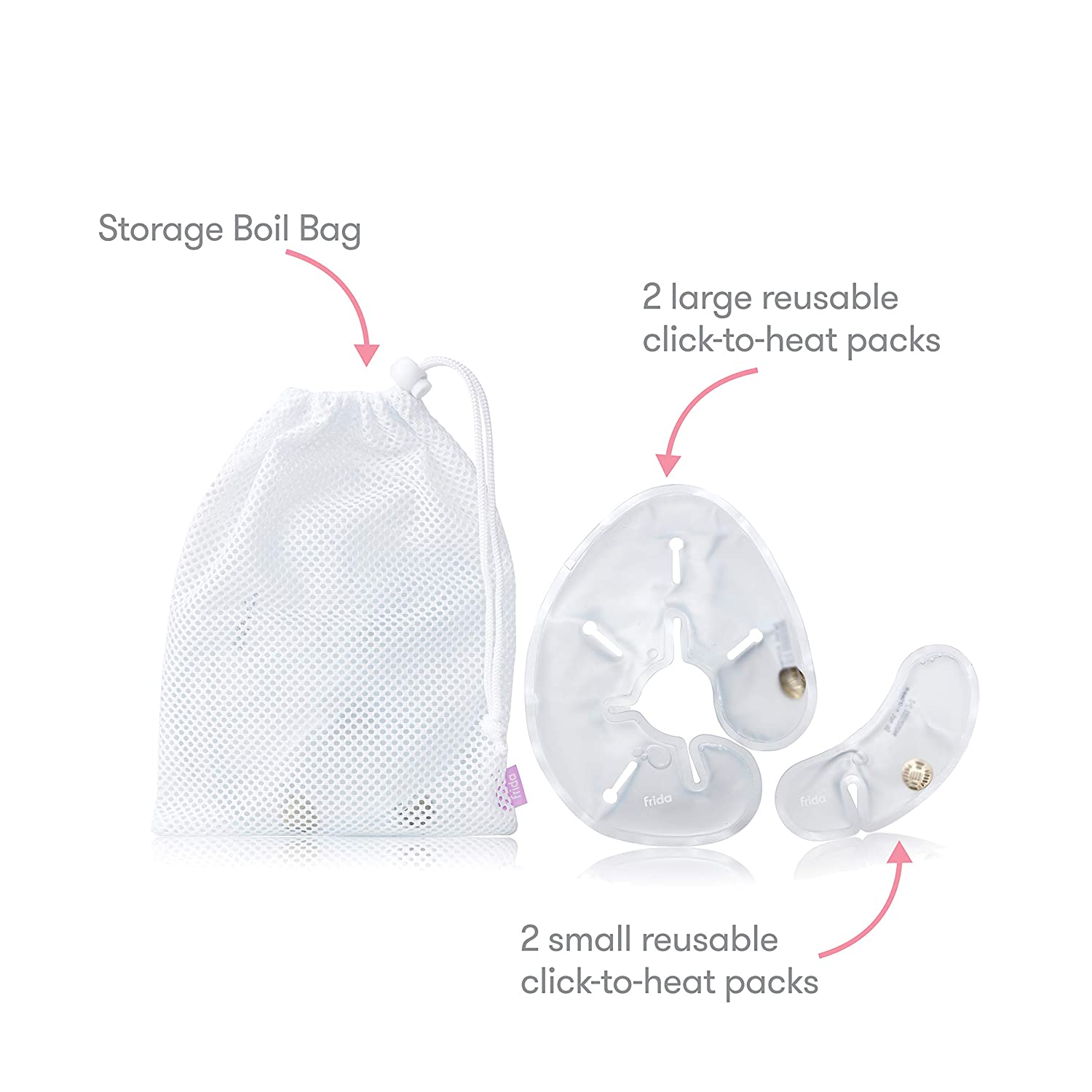 Frida Mom Instant Heat Reusable Breast Warmers