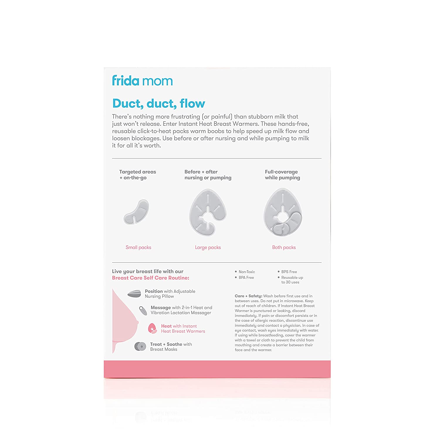 Frida Mom Instant Heat Reusable Breast Warmers