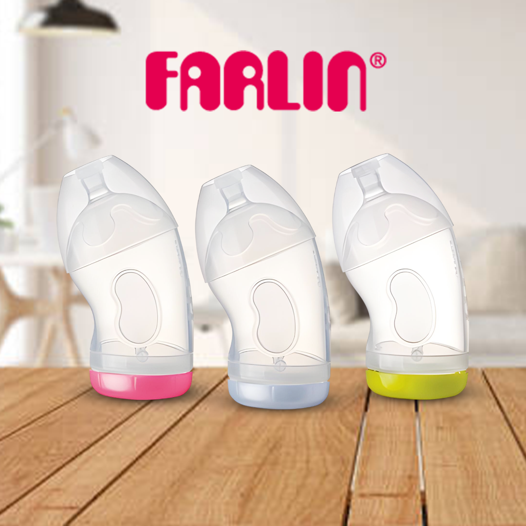 Farlin Silicone Feeding Bottle – Genuine Nurser 270Ml