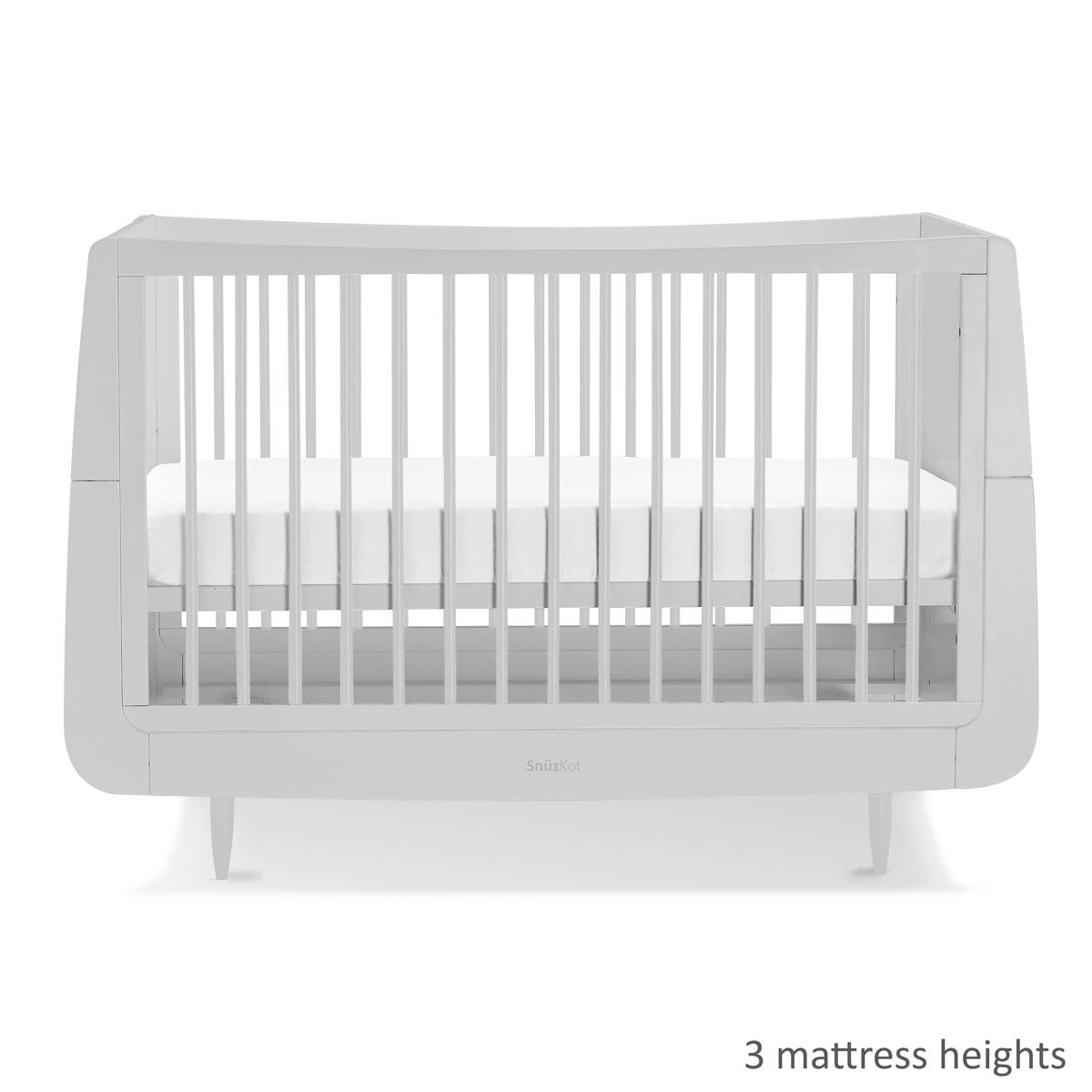 Snuz Kot Skandi Cot Bed Haze Grey Grey