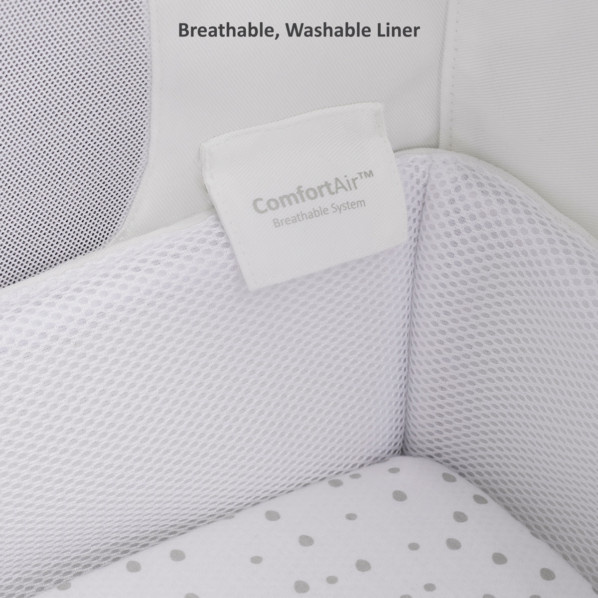 Snuz  Pod4 Bedside Crib White