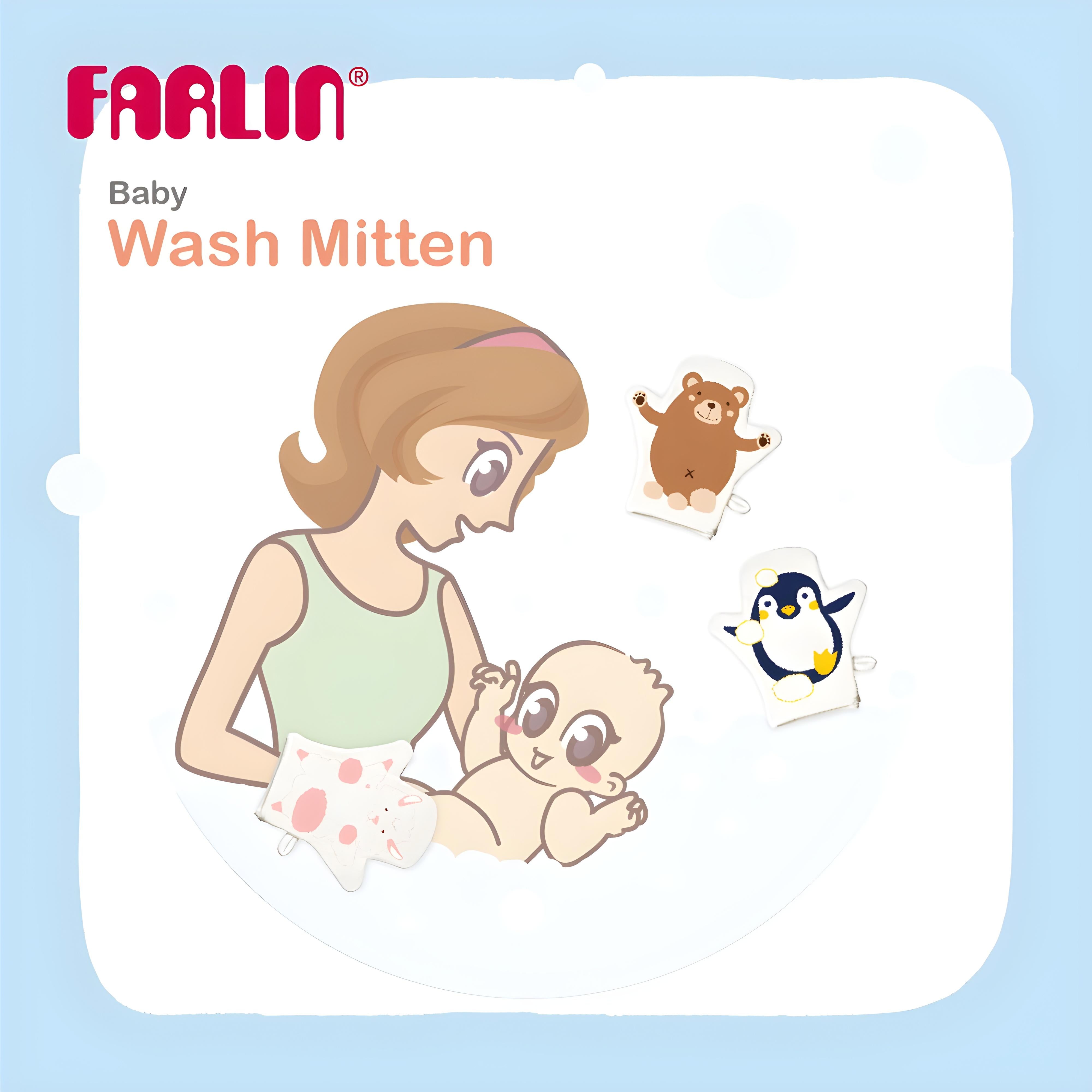 Farlin  Wash Mitten Sold Separately Subject To Availability