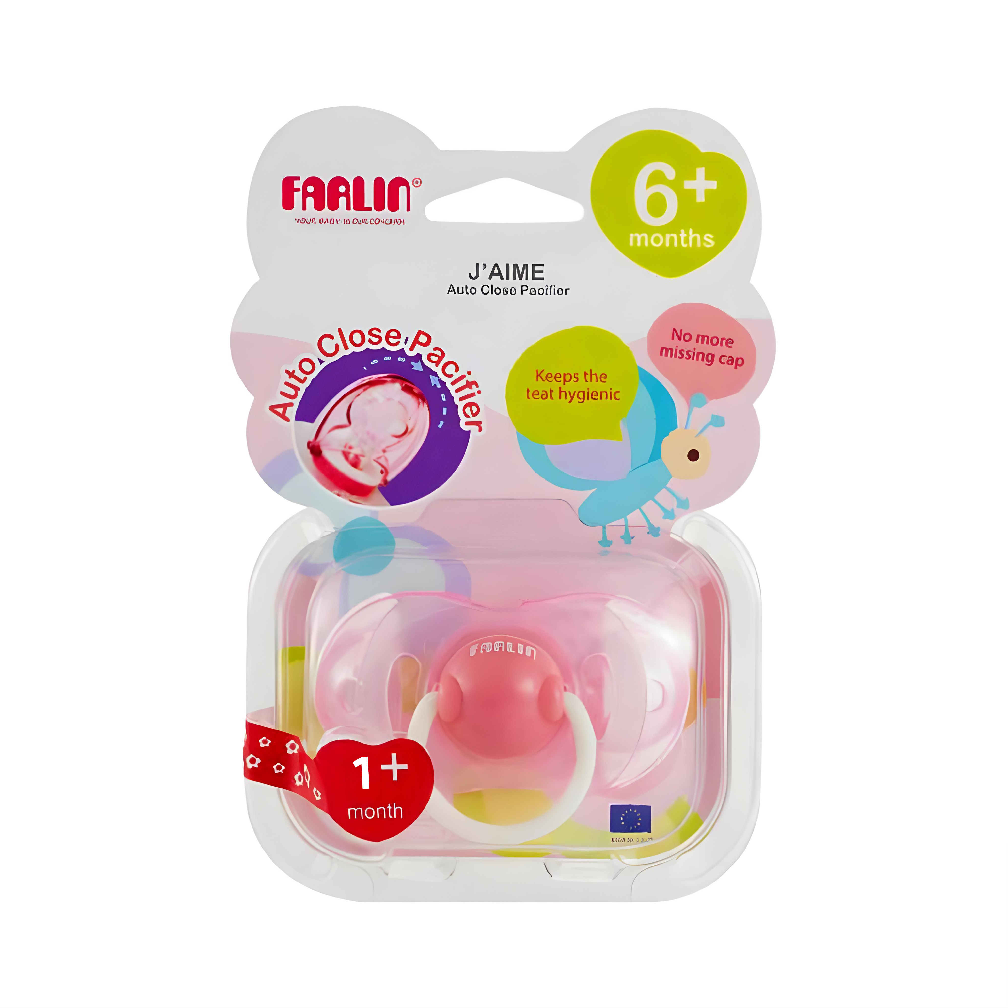 Farlin  Auto-Close Pacifier +6M