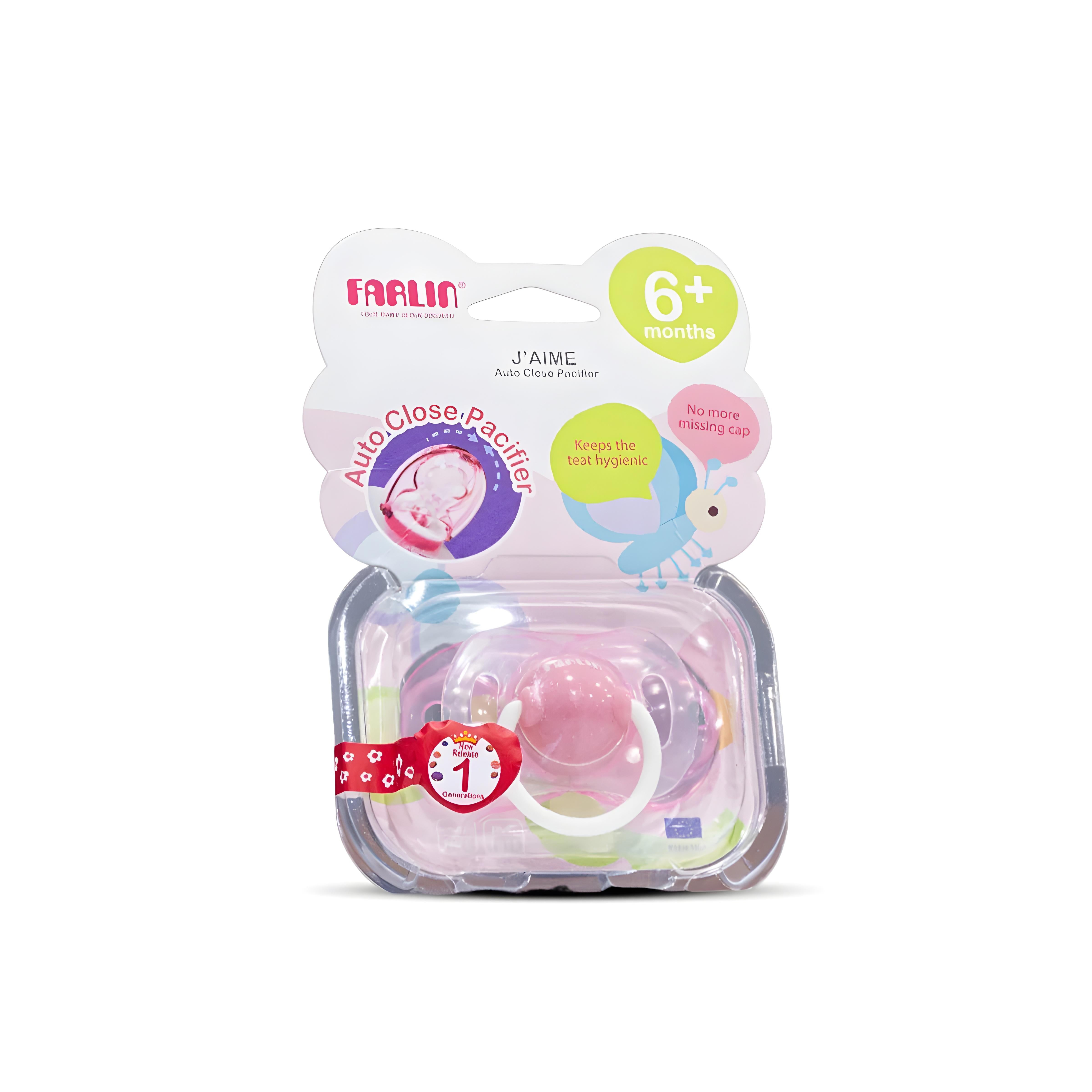 Farlin  Auto-Close Pacifier +6M