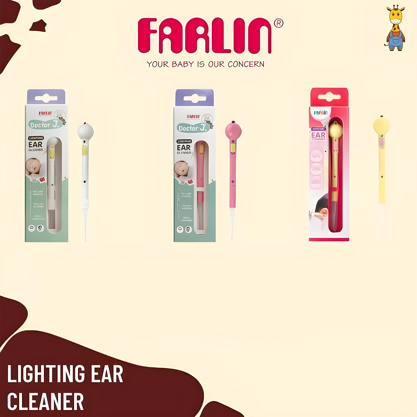 Farlin  Lighting Ear Cleaner (Sold Separately Subject To Availability)