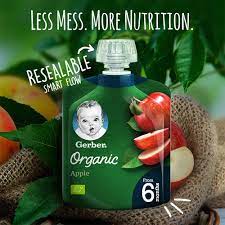 Gerber Organic Apple 90gm