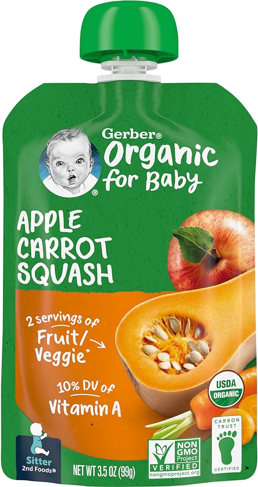 Gerber Bio Porridge Pumpkin Apple Carrot 110gm