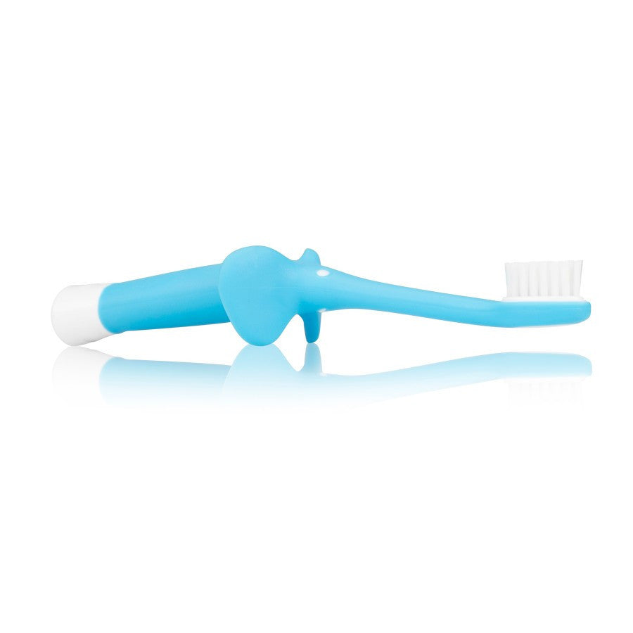 Dr.Browns Infant To Toddler Toothbrush  Blue Elephant  1 Pack