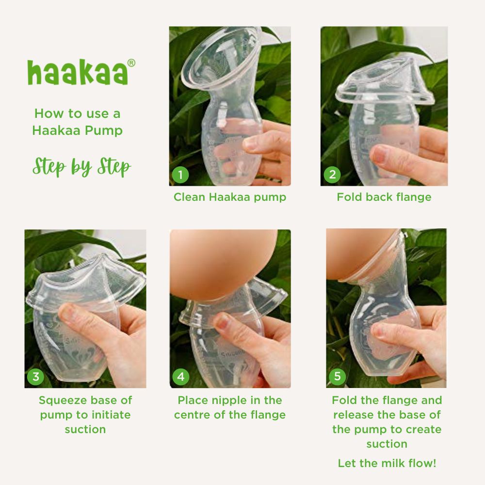 Haakaa 100Ml Silicone Pump And Cap