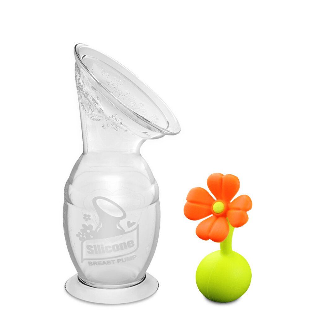 Haakaa Silicone Pump Flower Stopper Orange