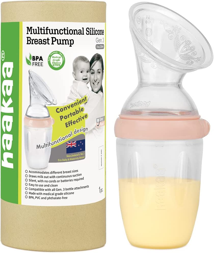 Haakaa Gen 3 – Silicone Breast Pump 250Ml
Peach