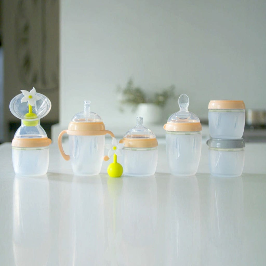 Haakaa Gen 3 Premium Silicone Pump And Bottle Pack -Grey
