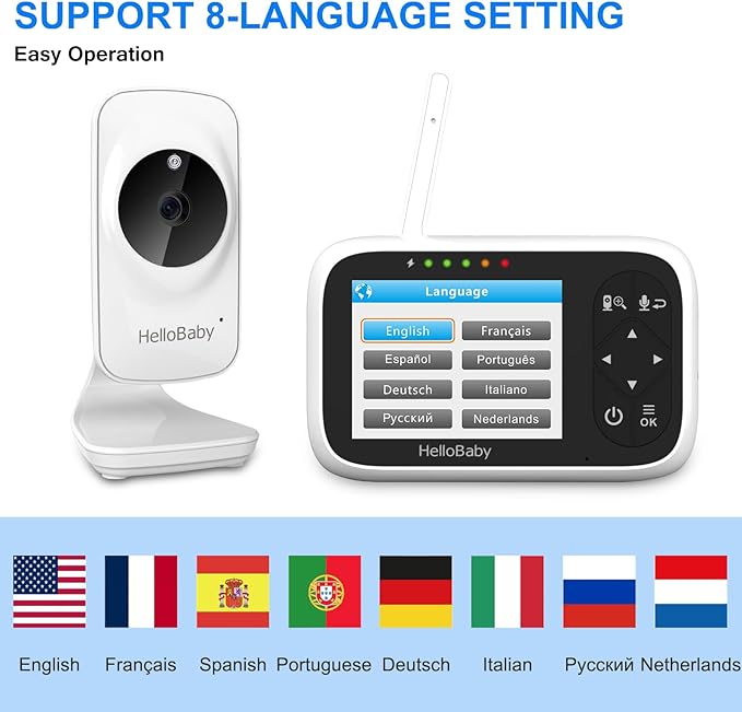 Hello Baby 3.2 Lcd Digital Video Baby Monitor