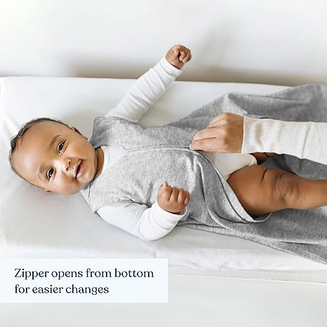 Halo Sleep Sack Sleeping Bag 0.5 Tog Cotton Heather Grey 18-36m