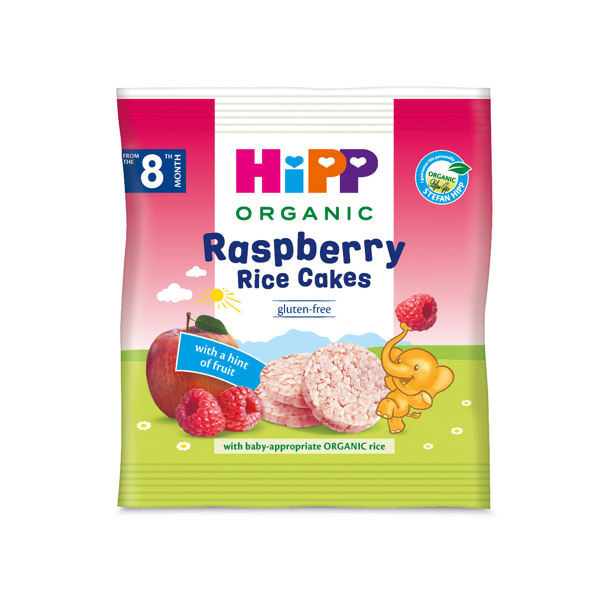 Hipp Organic Little Nibbles Raspberry Rice Cakes 35g