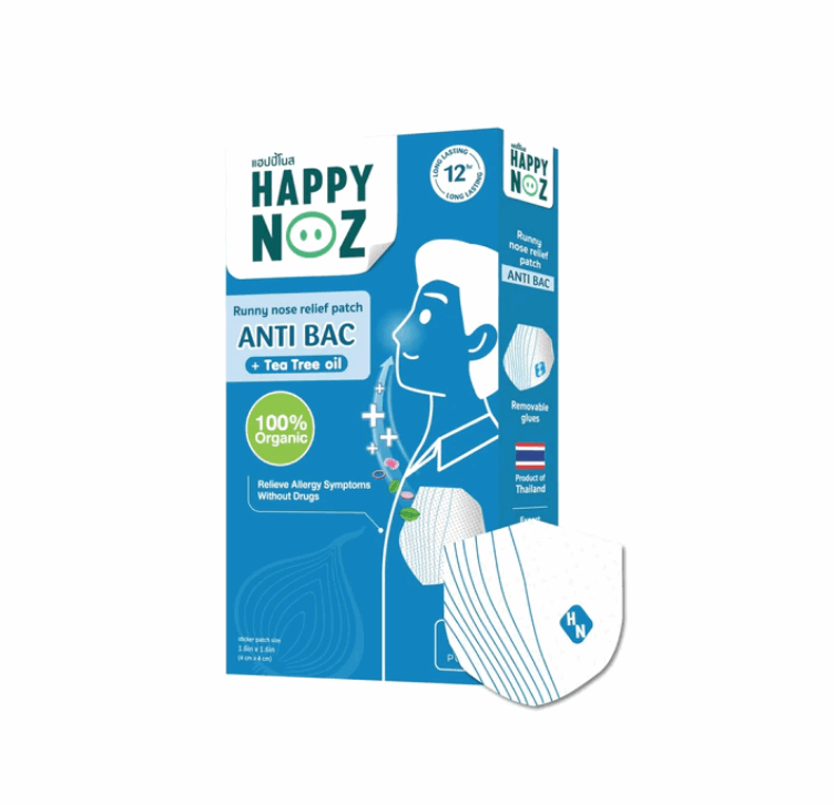 Happy Noz Adults Organic Onion Sticker Anti Bac Formula