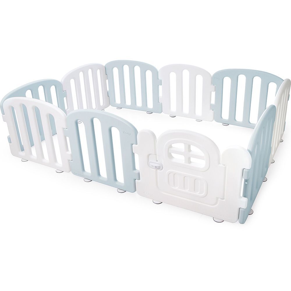 iFam First Baby Room White and Cream Blue