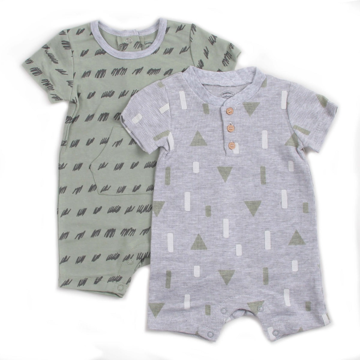 Mothers Choice Baby 2Pk Romergrey